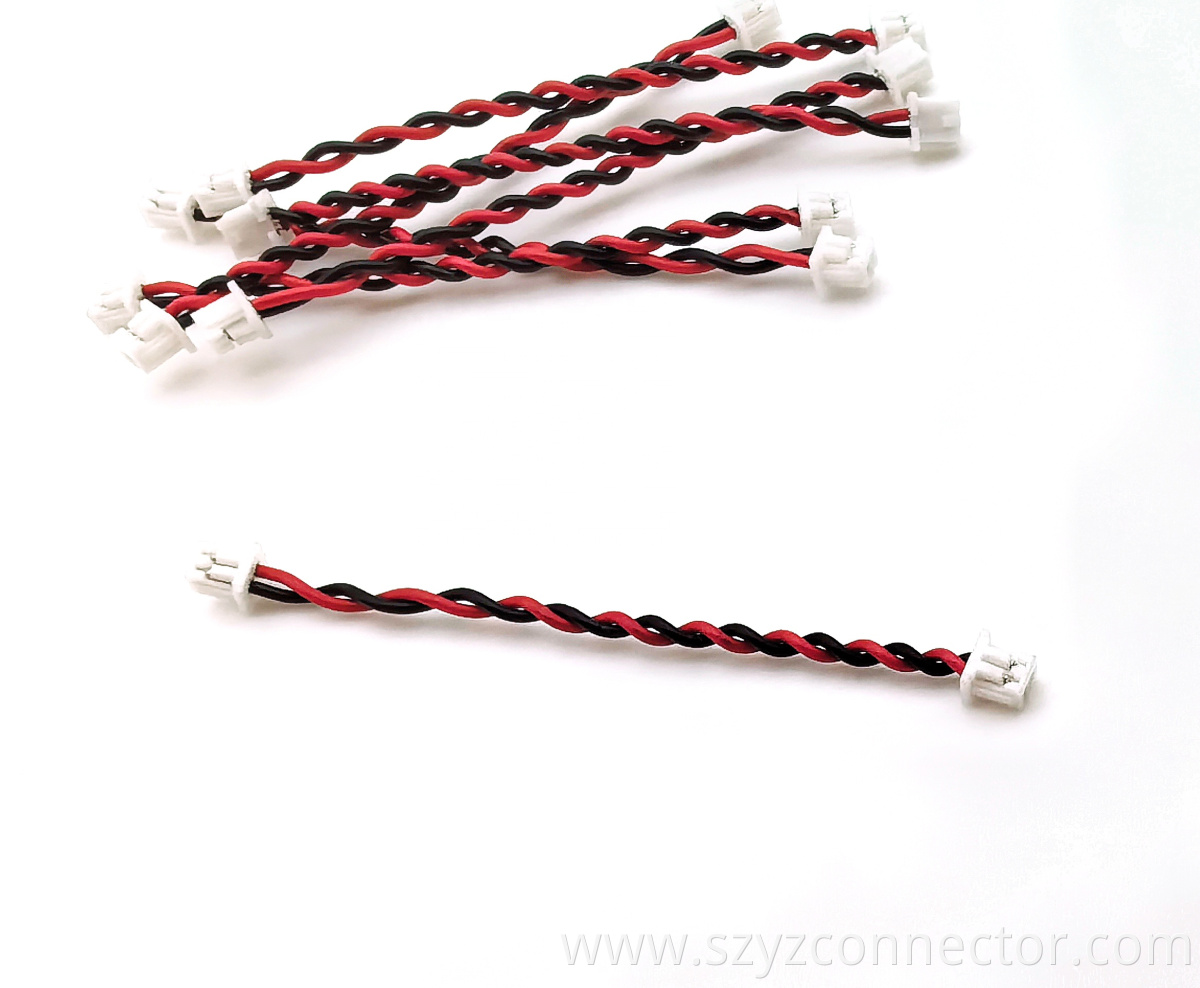 wire harness positive mark black/red